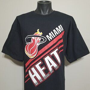 Nba Miami Heat Mitchell & Ness T Shirt 2XL Mens Retro City Logo Basketball Tee